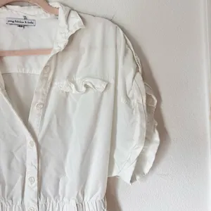 Young‎ Fabulous & Broke White Tencel Short Sleeve Utility Jumpsuit Women's XS thumbnail 4
