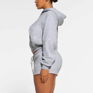 COTTON FLEECE CLASSIC SHORT Heather Grey Medium thumbnail 11
