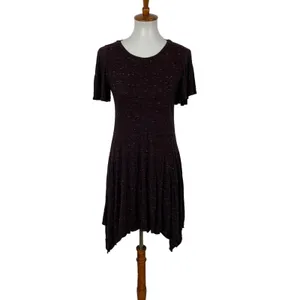 Dolan Left Coast Maroon Tunic Small Short Sleeve Boho Casual thumbnail 2