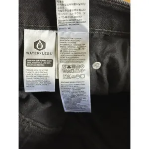 Levis '94 Baggy Jeans Womens 28x31 Black NEW Straight Leg Denim 100% Cotton thumbnail 11