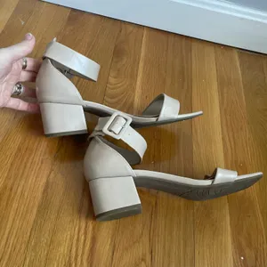Nude Block Heel Sandal 9 Minimal Neutral Wedding Dance Floor 2" Mari A Mattie2 thumbnail 6
