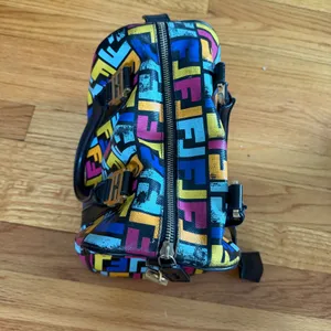 Fendi‎ Multicolor FF Zucca Boston Top Handle Satchel Bag with Lock & Keys thumbnail 8