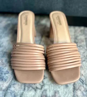 Cushionare Irma Nude Strappy Block Heel Sandals Size 8 Women’s thumbnail 1