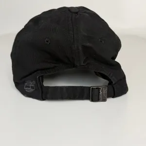 Vintage 90's Timberland Logo Black Baseball Cap Adjustable Hat Cotton Women thumbnail 5