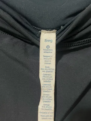 Lululemon Run Pace Setter Skirt Black Size 8 thumbnail 3