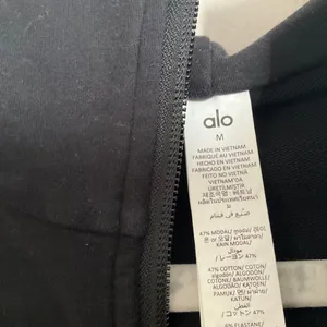 Alo Yoga Sway Full Zip Hoodie Black M thumbnail 5