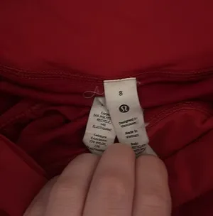 Red Lululemon Hotty Hot Shorts thumbnail 2