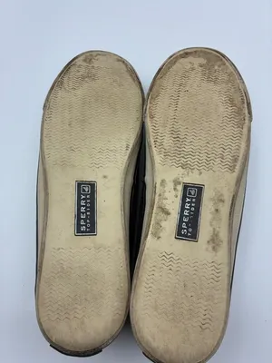 Sperry Womens Black Patent Sequined Boat Shoes Size 9M Stylish Casual Slip Ons thumbnail 4