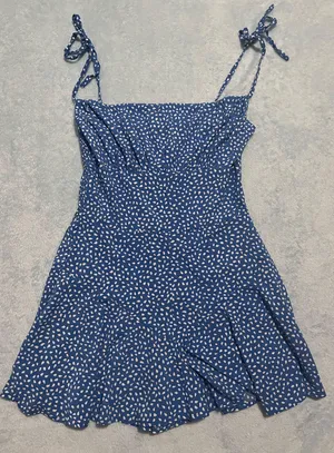 Polka Dot Romper Blue thumbnail 1
