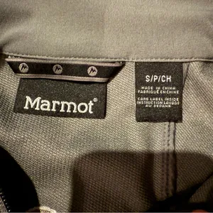 Marmot Women's Tempo Jacket Gray Long Sleeve Full Zip Embroidered Jacket‎ Sz S thumbnail 5
