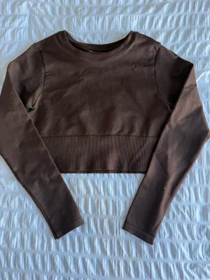 brown aerie offline long sleeve thumbnail 1