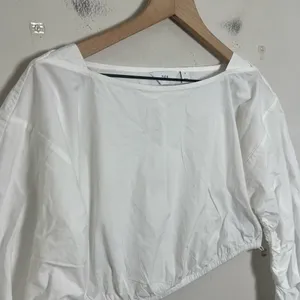 GAP x CULT GAIA- Crop Ruched Top Optic White Size S thumbnail 3