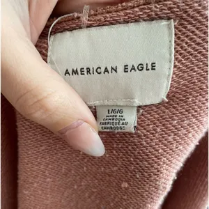 AMERICAN Eagle Oversized Crewneck‎ Henley Sweater Large thumbnail 3