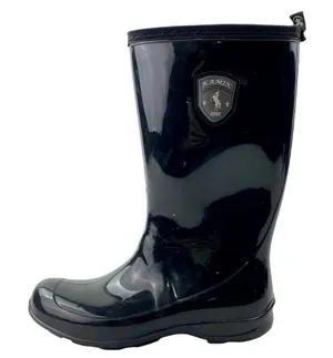 Kamik Marina Women's Black Synthetic Rubber Round Toe Mid Calf Rain Boots Size 7 thumbnail 1