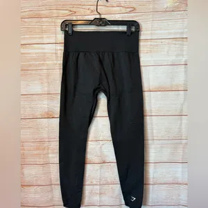 Gymshark womens Textured Black Leggings new no tags thumbnail 2