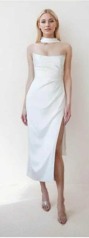 Cocomelody Column Length Tea Dress Bridal thumbnail 1