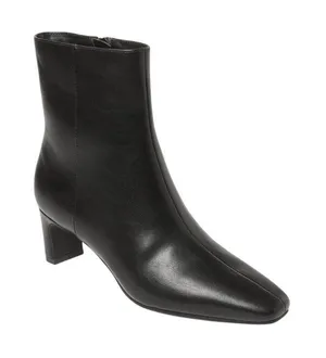 NWT A New Day Tigris Boots Faux Leather Block Heel Zip Ankle Booties Black 7.5W thumbnail 1