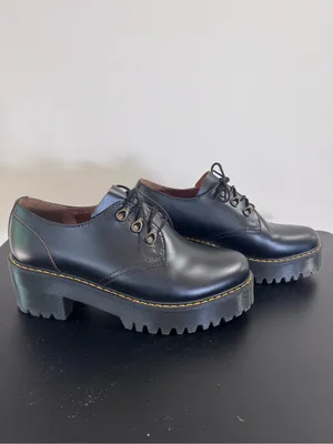 Dr. Martens Leona Lo Vintage Smooth Leather Platform Shows thumbnail 2