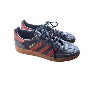 ADIDAS Handball Spezial Aurora Ink/Wild Sepia Sneakers Sz 7 NEW NWOB thumbnail 2
