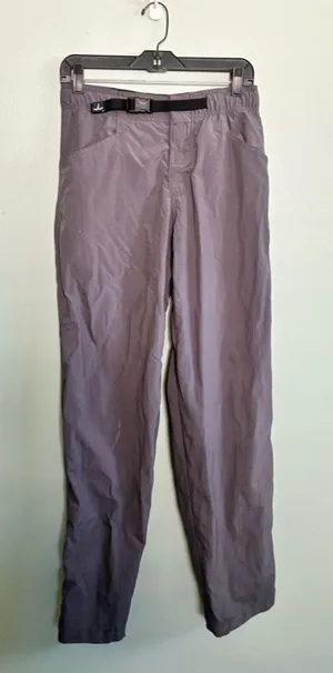WomenS VTG prAna Lightweight Hiking Summer Waist Pants Made in USA Sz M thumbnail 1