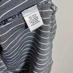 Purple Snow Women‎ Gray Striped Dress size Small thumbnail 5