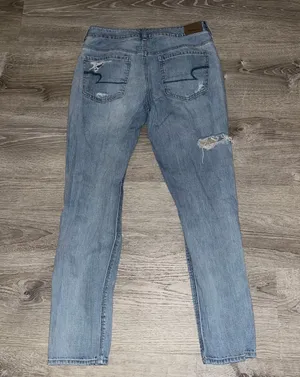 American Eagle High Rise Distressed Tom girl Jeans Size 4 thumbnail 3