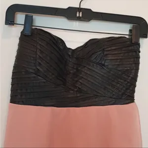 Casting empire waist pink strapless dress L thumbnail 7