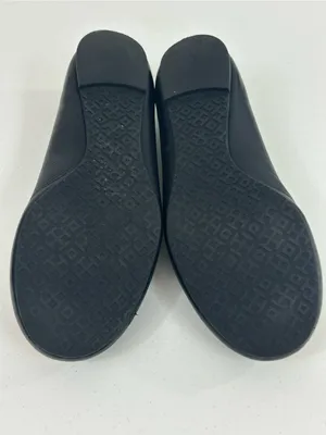 Tory Burch Black and Gold Reva Ballet Flats Size 6.5 M thumbnail 7