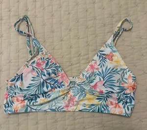 Shein Floral Bikini Top thumbnail 1