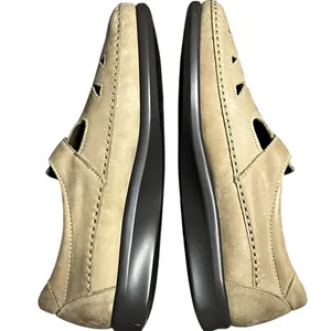 SAS Roamer‎ Shoes Womens 10 Beige Moccasin Leather Slip On Adjustable Comfort thumbnail 6