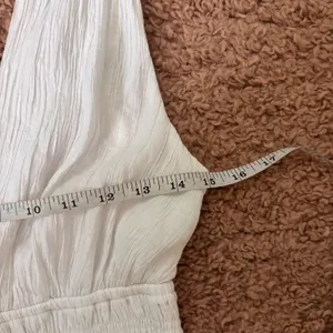 Abercrombie & Fitch Crinkle Textured Smocked Waist Maxi Dress Women's Sz Medium thumbnail 7