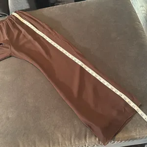 Women’s Brown Chiffon Lapel Jacket 3 Piece Formal Wedding Party Pant Suit Size 4 thumbnail 14