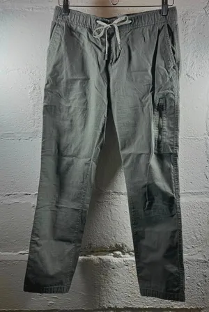 Womens Vuori Ripstop Climber Pants Size Small Army Green Roll Up Option VW401 thumbnail 1