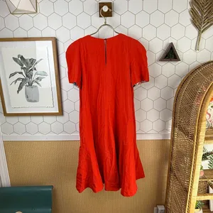 Maeve by Anthropologie Red Rousseau Flounced Knee Length Dress - Size - 4 - NWT thumbnail 7