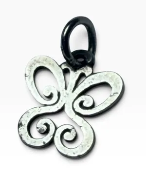 James Avery Sterling Silver Retired Spring Butterfly Charm COA thumbnail 1