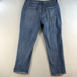 a.n.a. A New Approach Sz 14 Jeans‎ Mid Rise Boyfriend Straight Distressed Grunge thumbnail 10