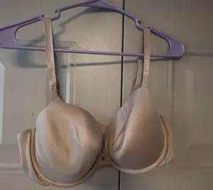Victoria's Secret fabulous by lined demi bra in tan light brown size 38C. thumbnail 1
