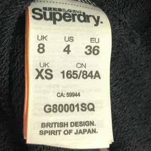 Superdry Black Sweat Skater‎ Fit & Flare Mini Dress 4 / XS thumbnail 6