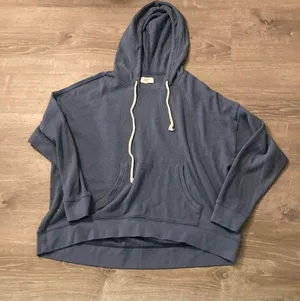 Aerie oversized waffle knit hooded pullover size medium thumbnail 1