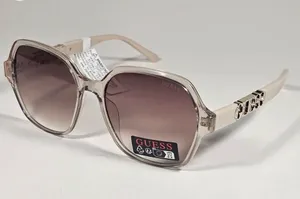 Guess GO00091 45F Butterfly Sunglasses Nude Frame Brown Gradient Lens 57mm NWT thumbnail 1