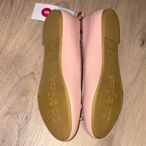 Cat & Jack Light Pink Ballet Flats vegan leather size 5 thumbnail 3