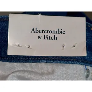NWT Abercrombie & Fitch Vintage Flare High Rise Blue Denim Raw Hem Jeans Sz 27 4 thumbnail 6