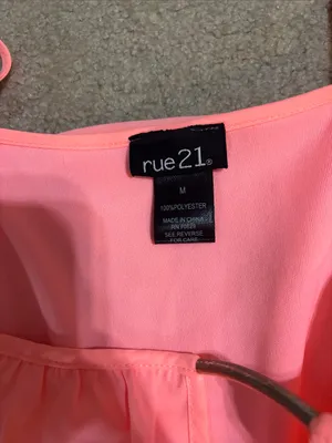 Rue21 Coral Maxi Dress with Spaghetti Straps thumbnail 2