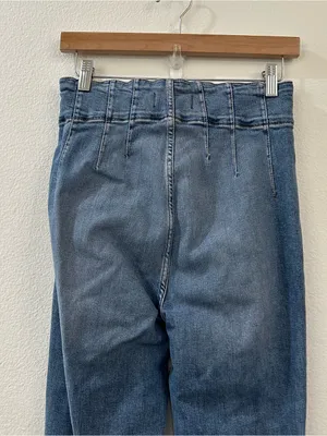 Free‎ People We The Free Jayde Flare Jeans in Sunburst Blue Size 29 thumbnail 10