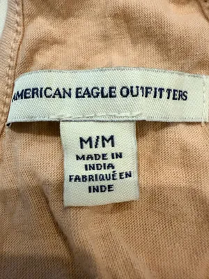🤎 Tan American Eagle Embroidered Tank Top thumbnail 2