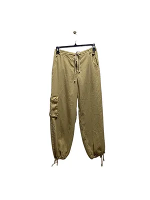 Young Fabulous & Broke Drawstring Cargo Joggers Beige Size M Neutral Coastal thumbnail 2