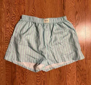 Women’s Striped Pajama Shorts thumbnail 1
