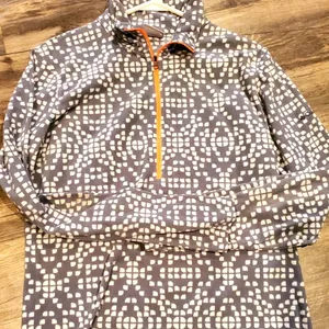 Columbia fleece size large in gray and white thumbnail 1