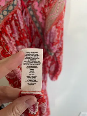 Free People Red Moon Child Maxi Top Tunic S thumbnail 9