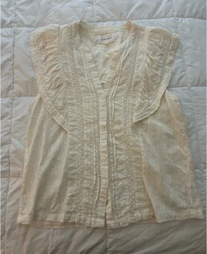 Dear John Cream Blouse thumbnail 1